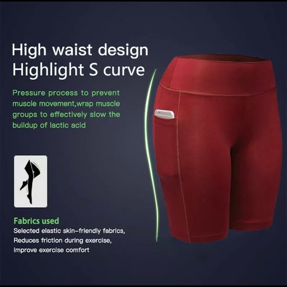 Biker Shorts with Pockets ~ Gray - Picture 5 of 10